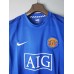 Manchester United 08/09 Third Blue Soccer Jersey